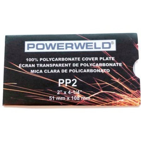 POWERWELD INC Powerweld® Cover Lens Clear Polycarbonate 2 X 4-1/4 PP2